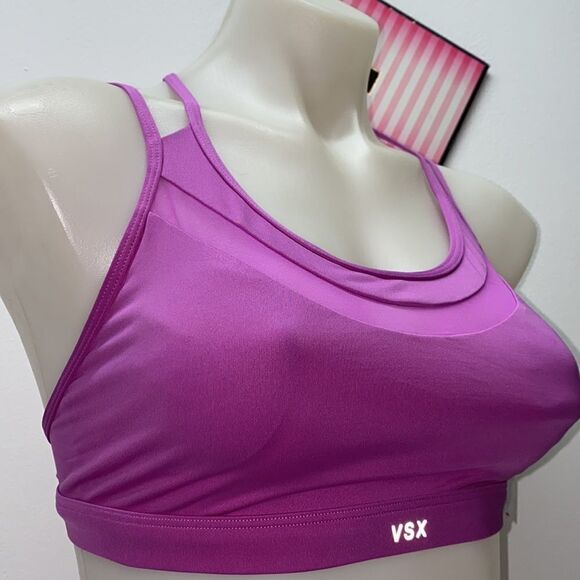 🔥VICTORIA SECRET Sport bra removable padded sz Small new - Picture 2 of 3